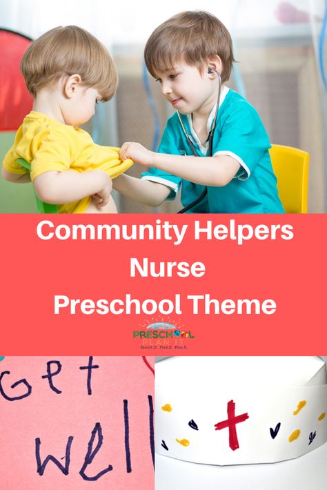 Doctor Community Helper Activities, Community Helpers Doctor, Doctor Preschool, Community Helpers Nurse, Learning Center Ideas, Community Helpers Lesson Plan, Community Helper Lesson, Community Helpers Kindergarten, Community Helpers Activities