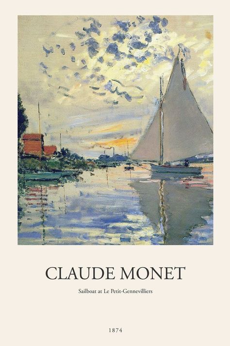 معرض فني, Claude Monet Art, Monet Art, Expressing Love, Arte Van Gogh, Art Exhibition Posters, Monet Paintings, Soyut Sanat Tabloları, Takashi Murakami