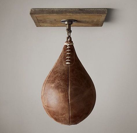 Restoration Hardware Boys, Basement Gym Ideas, Speed Bag, Jack Dempsey, Boxing Techniques, Basement Gym, Speed Ball, Martial Arts Boxing, Boxing Bags