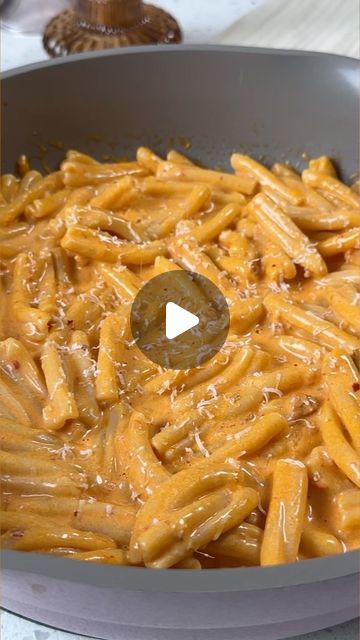 Kim Moull on Instagram: "Spicy red pesto pasta ❤️‍🔥

So silky, a little hot, and absolutely delish 💕

Ingredients:
200 gram pasta, dry
2 tbsp olive oil
2 cloves garlic, minced
1 tsp chili flakes
1 tbsp tomato paste
1/2 cup heavy cream
1/2 cup parmesan cheese, grated (plus more for serving)
2 tbsp red pesto
Salt & pepper, to taste

Instructions:
1. Cook pasta al dente according to the directions on the package.
2. Meanwhile, heat olive oil in a large skillet over medium. Add garlic, chili flakes, and tomato paste.  Stir frequently until fragrant (2-4 minutes).
3. Add cream, parmesan cheese, and red pesto. Stir to combine and heat until the cheese has melted and the sauce is thick. Season with salt & pepper to your taste.
4. Add cooked pasta to the sauce and toss gently to coat.
5. Serve i Red Pesto Pasta, Red Pesto, Cooked Pasta, Pesto Pasta, Chili Flakes, The Sauce, Parmesan Cheese, Tomato Paste, Heavy Cream