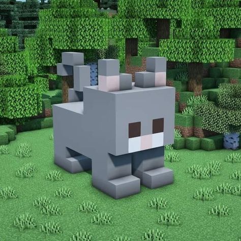 Minecraft Cat Statue, Minecraft Park, Minecraft Baby, Minecraft Hacks, Minecraft Statues, Mc Builds, Minecraft Structures, Minecraft House Plans, Easy Minecraft Houses