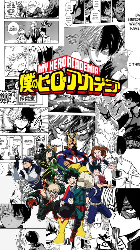 my hero academia manga panel wallpaper. created by @/sarangsxcafe on ig My Hero Academia Manga Wallpaper, My Hero Academia Manga Panels, Manga Panel Wallpaper, My Hero Academia Wallpaper, Hero Academia Wallpaper, Sus Stuff, Bnha Manga, Panel Wallpaper, Manga Wallpapers