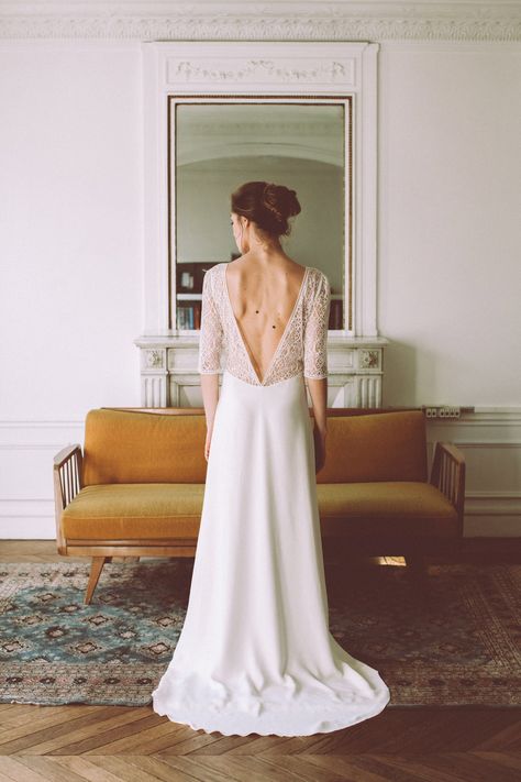 French Wedding Dresses, French Wedding Dress, Silver Cocktail Dress, Weddings By Color, Classic Wedding Dress, French Wedding, Perfect Wedding Dress, Wedding Dress Shopping, French Girl