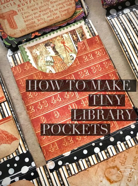 Altered Book Techniques, How To Make Pockets For Junk Journals, How To Make Junk Journal Pockets, Making Pockets For Journal, Paper Craft For Journal, Junk Journal Techniques, Junk Journal Calendar, Creative Junk Journal Ideas, What Is A Junk Journal