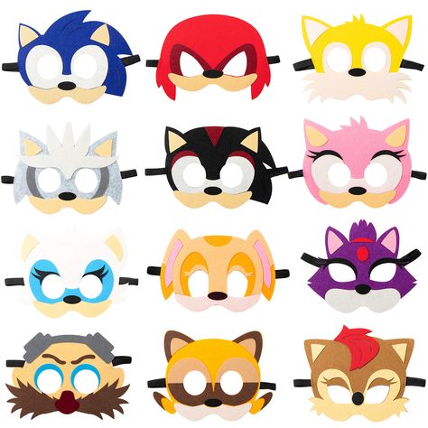 Sonic-mask-dragon-ball-z-mask-halloween-superhero-masks-christmas 5B2 Birthday Hedgehog, Cartoon Character Cosplay, Sonic Costume, Hedgehog Party, Costume Party Decorations, Sonic Birthday Party, Mask Photo, Sonic Birthday Parties, Hedgehog Birthday