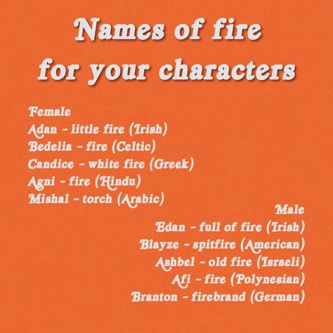 Image uploaded by malin. Find images and videos about text, creative and fire on We Heart It - the app to get lost in what you love. Fire Names Girl, Names Meaning Fire, Fire Names, Oc Names, Names Meaning, Alphabet Code, Character And Setting, Pen Name, Future Children