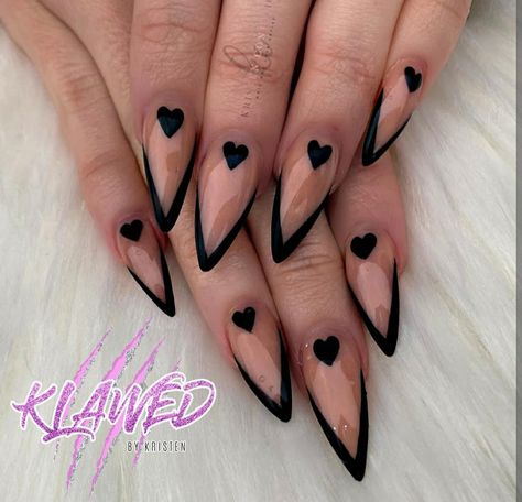 Witchy Nails, Gothic Nails, Goth Nails, Expecting Parents, Mixed Feelings, Hair Skin Nails, Gel Liner, Fire Nails, Pretty Acrylic Nails