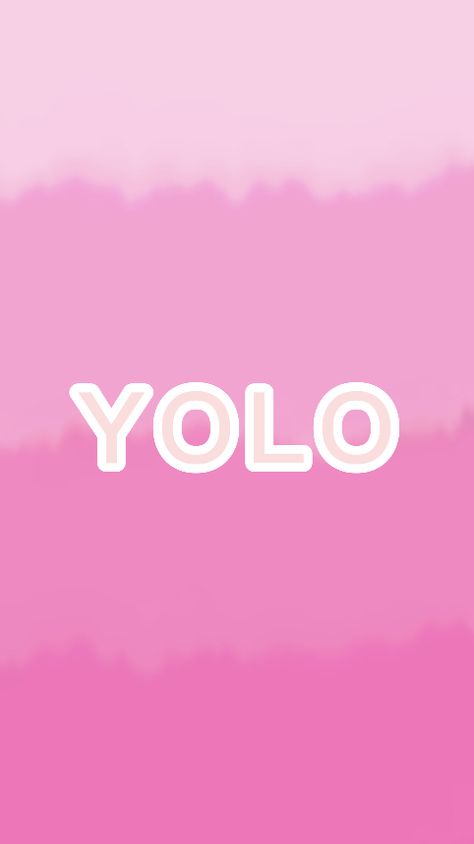 Yolo Background, Yolo Wallpaper, Weird Thing, Iphone Background Wallpaper, Background Wallpaper, Pink Background, Iphone Background, Vision Board, Mindfulness