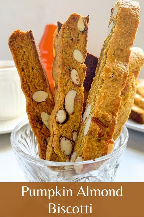 My entire family loved this vegan pumpkin almond biscotti. They are extremely addictive and made with mostly whole foods! Desserts With Dates, Sugar Free Vegan Desserts, High Protein Vegan Snacks, Vegan Snacks On The Go, Raw Vegan Snacks, Pumpkin Biscotti, Vegan Gluten Free Desserts, Raw Vegan Desserts, Easy Vegan Dessert