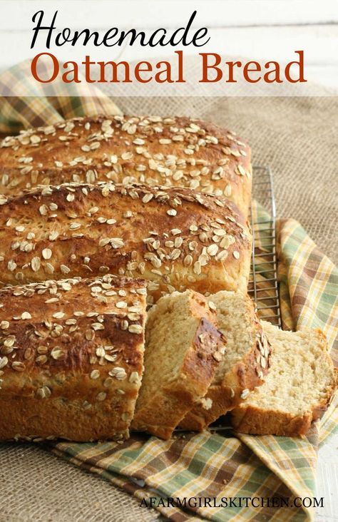 Oatmeal Bread recipe made with basic ingredients and detailed instructions showing how to make bread! This bread recipe is one of the best oatmeal sandwich bread recipes. Basic Oatmeal Recipe, Oatmeal Bread Recipe, The Perfect Sandwich, Homemade Sandwich Bread, Homemade Bread Recipe, Best Homemade Bread Recipe, Perfect Sandwich, Homemade Sandwich, Homemade Oatmeal