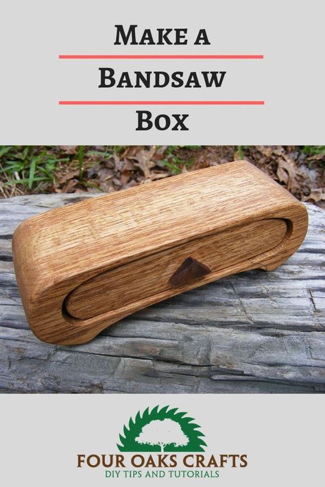 Bandsaw Projects, Outdoor Woodworking Projects, Woodworking Tutorials, Woodworking Kits, Bandsaw Box, Woodworking Box, Woodworking Toys, Wood Working Gifts, Popular Woodworking