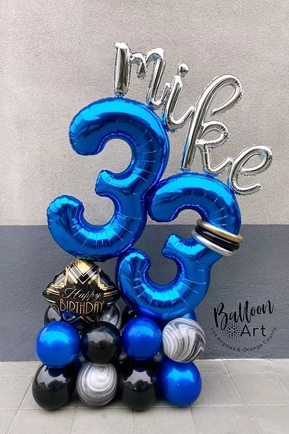 40 Balloon Bouquet Men, Balloon Arrangements For Men, Balloon Bouquet For Men, 21 Balloons, Balloon Arrangement, 40 Balloons, Balloons Galore, Balloon Bouquet Diy, Balloon Template