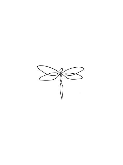 Dragon Fly Tattoo Small Simple, Single Line Dragonfly Tattoo, Mini Dragonfly Tattoo, Dragonfly Tattoo Minimalist, Tiny Dragonfly Tattoo, Fine Line Dragonfly Tattoo, Dragonfly Outline, Small Dragonfly Tattoo, Back Tats