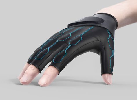 Zerokey VR Glove on Behance Teknologi Futuristik, Gadget Tecnologici, Estilo Cyberpunk, Vr Controller, Teknologi Gadget, Tech Aesthetic, Tech Gloves, New Technology Gadgets, Tech Art