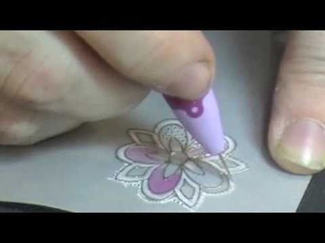 watch! great #video on "ParchmentCrafting" (Pergamano®) with rubber stamps by SweetStamps.com. Learn to emboss, etch, pierce, color and cut. called in spanish "tarjeteríaespañola"  visit me at My Personal blog: http://stampingwithbibiana.blogspot.com/ Vellum Crafts, Stampin Up Anleitung, Parchment Crafts, Parchment Paper Craft, Different Tools, Paper Craft Techniques, Vellum Cards, Parchment Cards, Stamp Tutorial