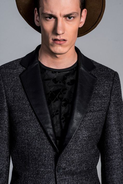 Antony Morato FW16.  menswear mnswr mens style mens fashion fashion style antonymorato campaign lookbook Antony Morato, Mens Style, Fashion Fashion, Fedora, Suit Jacket, Lookbook