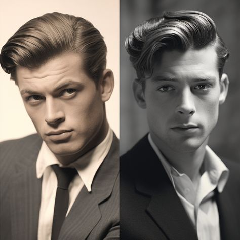 Old School Haircuts For Men, 60s Male Hairstyles, 40s Hairstyles Men, 70s Male Hair, Oldies Hairstyles, 1960s Mens Hair, 60s Mens Hair, 1930s Mens Hair, 60s Hairstyles Men