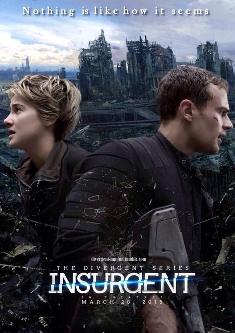 #INSURGENT #four #tris #fourtris Allegiant Book, Divergent 2014, Fanmade Poster, Tris And Four, Divergent Fandom, Divergent Trilogy, Divergent Insurgent Allegiant, Veronica Roth, Divergent Series