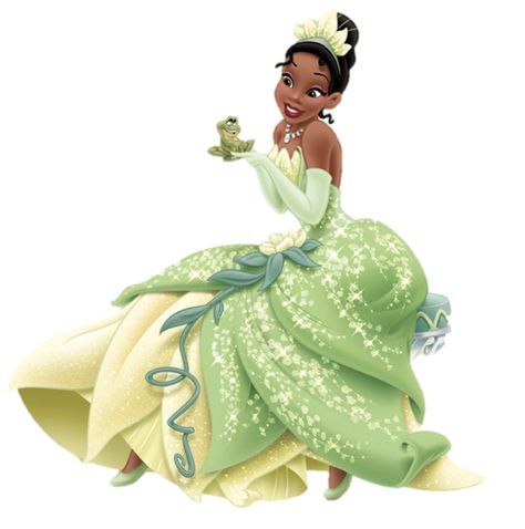 Princess Tiana and Prince Naveen as a Frog Princesa Tiana, Princess And The Frog, A Frog, The Princess And The Frog, The Frog, The Princess, Green