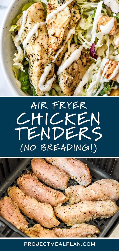 Airfryer Chickentenders, Air Fryer Grilled Chicken, Grilled Chicken Tenders, Air Fryer Chicken Tenders, Raw Chicken Breast, Air Fryer Recipes Chicken, Chicken Tender Recipes, Air Fryer Dinner Recipes, Air Fryer Recipes Easy