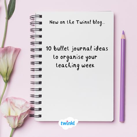 Teaching can be hectic. Get more organised with these bullet journal ideas for teachers. - Bujo For Teachers, Teacher Bujo, Bullet Journal Teacher, Bullet Journal Front Page, Mental Organization, Bullet Journal Dividers, Teacher Journal, Bullet Journal Budget, Bullet Journal Lists