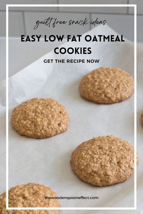 Healthy Oatmeal Cookies With Applesauce, Low Gi Cookies, Healthy Drop Cookies, Low Cholesterol Oatmeal Cookies, Oatmeal Cookies With Oat Flour, Healthy Cookies With Applesauce, Low Fat Cookies Healthy, Low Fat Oatmeal Cookies, Oatmeal Cookies Recipes Easy Healthy