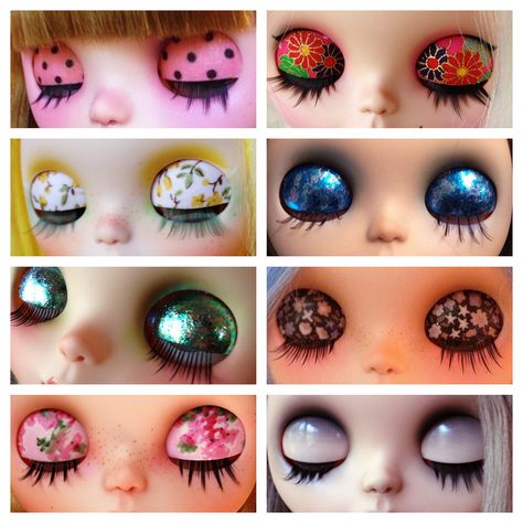 Blythe Eyelids, Blythe Face, Blythe Custom, Doll Repaint, Doll Eyes, Pretty Dolls, If Only, Ooak Dolls, Custom Dolls