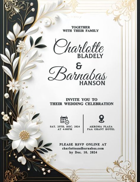 White Maximalist Wedding  Flyer (us Letter) Save The Date Wedding Card, Maximalist Wedding, Navratri Greetings, Wedding Flyer, Wedding Flyers, Card Wedding Invitation, Rsvp Online, Wedding Invitation Background, Flyer Design Layout