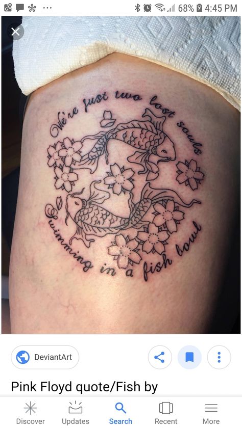 #fishbowl #pinkfloyd #wishyouwerehere Fish Bowl Tattoo Pink Floyd, Wish You Were Here Tattoo, Fish Bowl Tattoo, Fishbowl Tattoo, Bowl Tattoo, Pink Floyd Quotes, Two Lost Souls, Ink Inspiration, Dad Tattoos