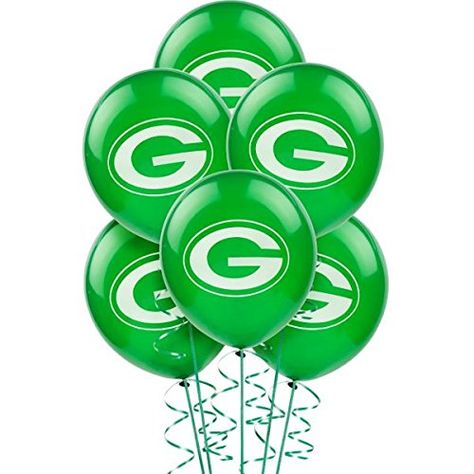 "Green Bay Packers Collection" Printed Latex Balloons, Party Decoration, #Ad #Packers, #SPONSORED, #Collection, #Green, #Bay Green Bay Packers Birthday, Green Bay Packers Party, Football Party Balloons, Packers Party, Green Bay Packers Gifts, Green Bay Packers Baby, Packers Gifts, Football Balloons, Green Packers