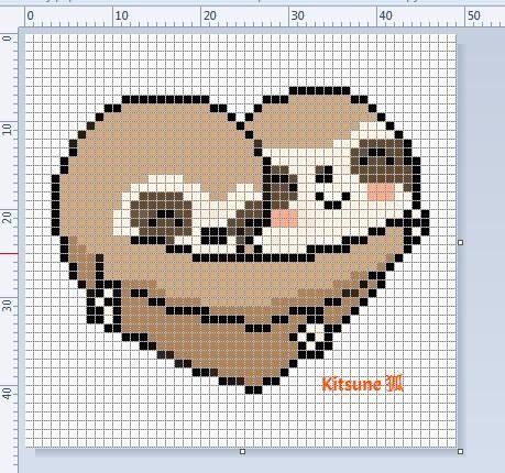 Kawaii Cross Stitch Pattern Free, Kawaii Cross Stitch, Graph Crochet, Hama Beads Design, Pixel Crochet, Pix Art, Pixel Art Grid, Graph Paper Art, Pola Kristik