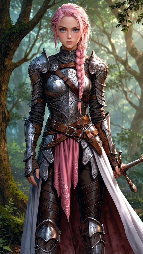 Paladin Armor Female, Armor Female Design, Knight Armor Female, Paladin Dnd Character Design, Elf Paladin Female, Female Paladin Dnd, Female Paladin Art, Female Armor Design, Female Armor Dress