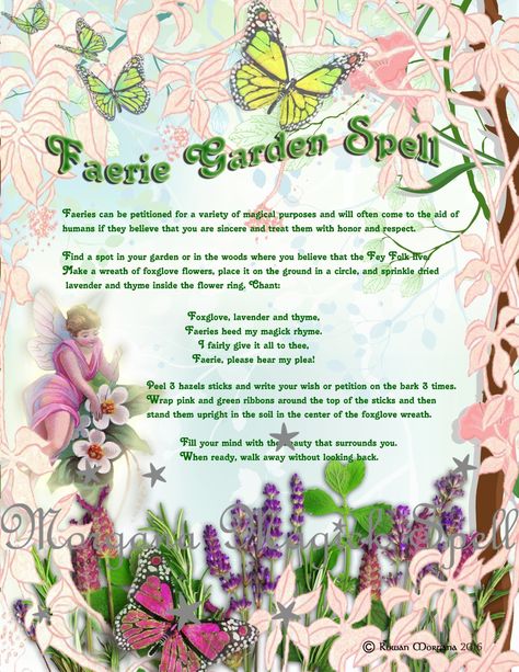 Faery Magick, Mermaid Spells, Fairy Spells, Garden Spells, Fairy Journal, Fairy Quotes, Fairy Realm, Witchy Garden, Faerie Garden