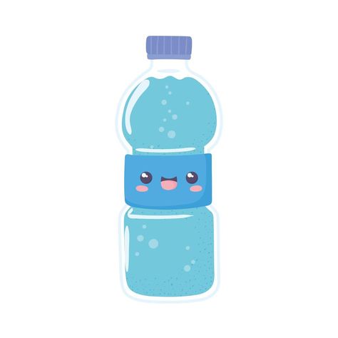 Cute Bottle Drawing, Water Bottle Doodle, Water Bottle Clipart, Bottles Drawing, Water Bottle Cartoon, Water Bottle Drawing, Cartoon Water Bottle, Water Cartoon, Water Clipart