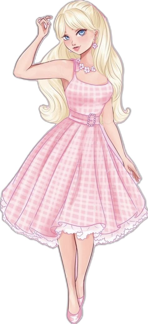 Lily Paintings, Pink Characters, Barbie Paper Dolls, Barbie Cartoon, Lily Painting, Barbie Outfits, Fashion Wallpaper, Barbie Diy, Girls World