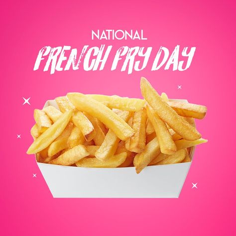 You have a reason to go get them yummy French Fries today! French Fries Day, National French Fry Day, Best Fries, Fry Day, Waffle Fries, Tastefully Simple, Fries Recipe, French Fry, Fries In The Oven