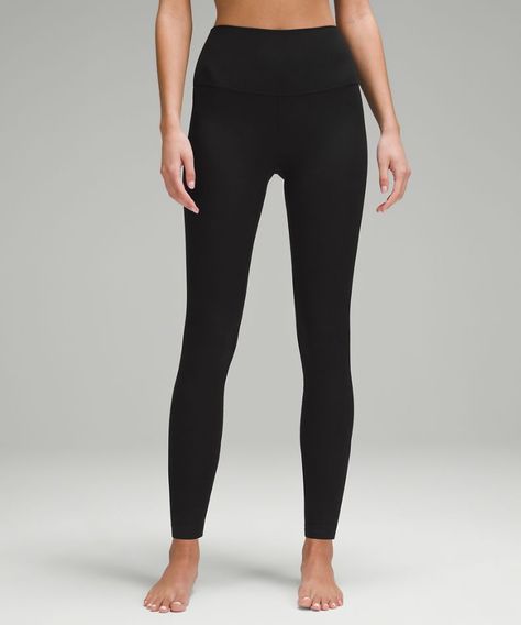 lululemon Align™ High-Rise Ribbed Pant 28" | lululemon SG Gym Wishlist, Black Lululemon Leggings, Short Faux Fur Jacket, Rose Leggings, Women Bottoms, Lululemon Align Pant, Leopard Print Jacket, Women Leggings, Clothing Pants