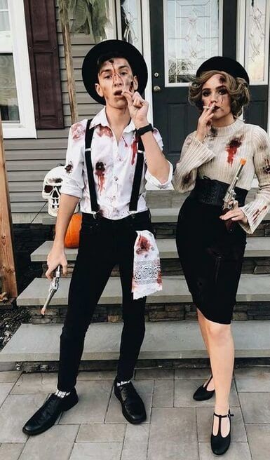 Halloween Couples Costume Ideas, Couples Costume Halloween, Scary Couples Halloween Costumes, Couples Costume Ideas, Halloween Couples Costume, Couples Costumes Creative, Makeup Zombie, Soirée Halloween, Kostum Halloween