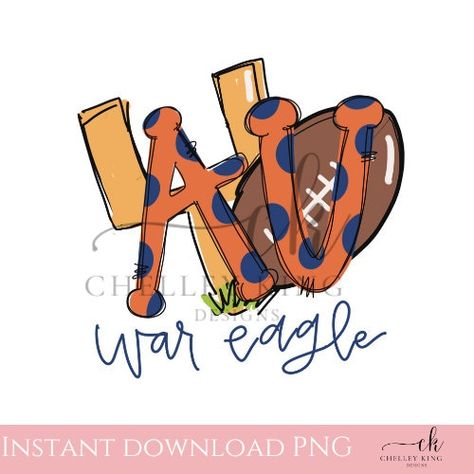 Auburn Tigers Football, Eagle Pictures, Auburn University, Auburn Tigers, Art Png, Chalkboard Art, Vinyl Projects, Auburn, Print Wall