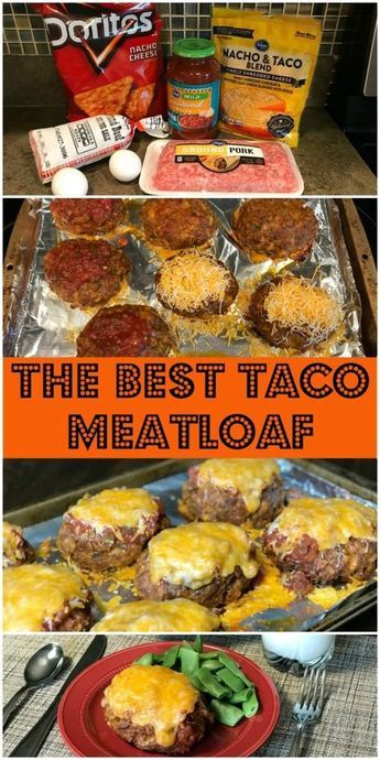 We love meatloaf and tacos, so when a friend gave us this recipe for the Best Taco Meatloaf we couldn’t wait to try it. This easy meatloaf will be a regular meal on our menu because it&#8217… Taco Easy, Meatloaf Easy, Taco Meatloaf, Ground Beef Taco Seasoning, Easy Meatloaf, Meatloaf Recipe, Tacos Beef, Beef Dinner, Meatloaf Recipes