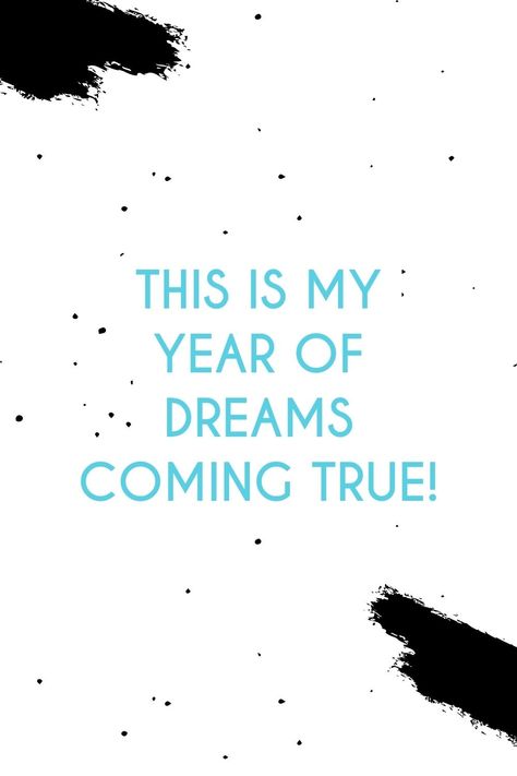 SAY IT WITH ME 📣 ... ❝This is my year, the one I have been waiting for, the one where all my dreams come true. I am ready to take on the world and make sure that all of my hard work and dedication pays off. I can feel it in my bones, this is the year when anything is possible and I am ready to seize every opportunity that comes my way. This is my year of dreams coming true! ❞ This Is My Year Of Dreams Coming True, My Dreams Come True, My Year, The One Where, My Dream Came True, I Am Ready, Hard Work And Dedication, Anything Is Possible, Business Inspiration