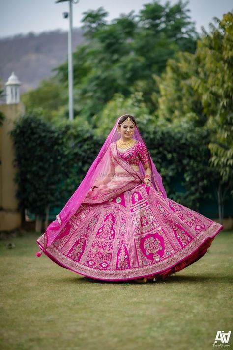 Wedding Lengha Bridal Lehenga, Lehenga Pink, Pink Bridal Lehenga, Latest Bridal Lehenga Designs, Bridal Lengha, Latest Bridal Lehenga, Delhi Wedding, Bridal Dupatta, Rani Pink