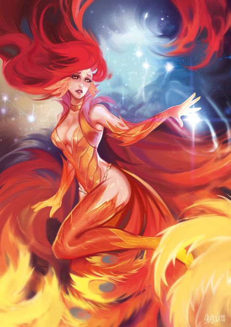 Phoenix Princess, Constellations, Character Inspiration, Phoenix, Fantasy Art, Pin Up, Disney Princess, Disney Characters, Fictional Characters