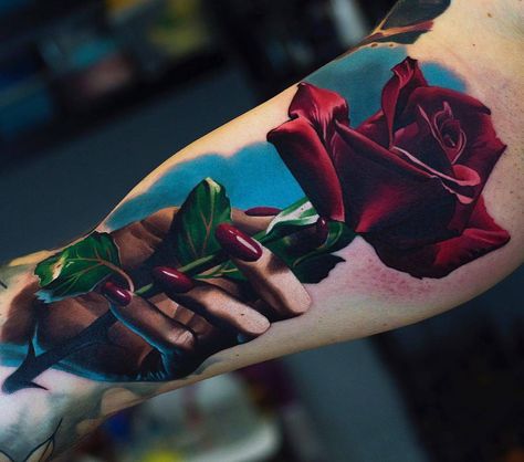 Hand Tattoo For Men, Vintage Tattoo Sleeve, Cross With Wings Tattoo, Tatuaje Cover Up, Herren Hand Tattoos, Rose Tattoos For Men, Cross Tattoos For Women, Tattoo Magazine, Flower Tattoo Shoulder