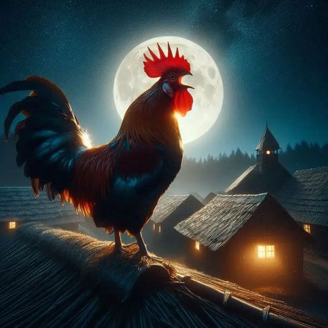 The Spiritual Significance of a Rooster Crowing at Night Rooster Crowing, Hidden Message, Spiritual Meaning, Day Night, Transform Your Life, The Universe, At Night, Rooster, Meant To Be