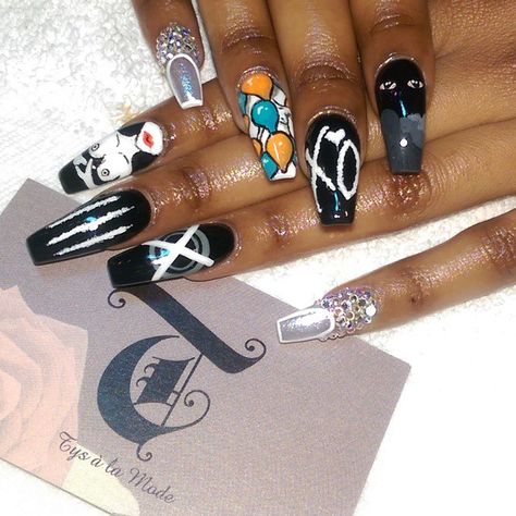 Pinterest | Brianna Salazar Diaz Instagram | Xobabyydollxo Snapchat | Xobabyydolll Twitter | Lilbabydolllxo ✨ Xo Nails The Weeknd, The Weeknd Nails Design, The Weeknd Nails, Nike Nails, Weeknd Concert, Concert Nails, The Hills Have Eyes, House Of Balloons, Abel Tesfaye