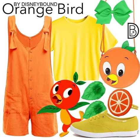 Orange Bird Disneybound, Disneybound Outfits Casual, Ask Yeniden, 30th Birthday Outfit, Disney Bound Outfits Casual, Disneybound Outfits, Trip Style, Disney Fits, Character Clothes