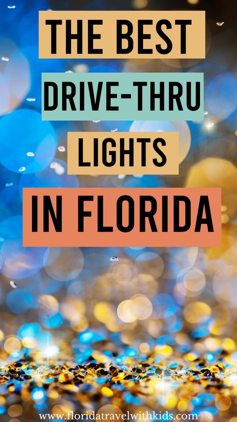 If you're planning a Christmas Florida vacation or a winter Florida vacation, you don't want to miss the Christmas lights in Florida! Here are the best places for drive-thru lights in Florida #floridatravelwithkids #floridachristmaslights #drivethrulightsinflorida Florida In The Winter, Loxahatchee Florida, Christmas Florida, Surfside Florida, Apalachicola Florida, Florida Activities, Best Christmas Light Displays, Florida Holiday, Florida Travel Guide