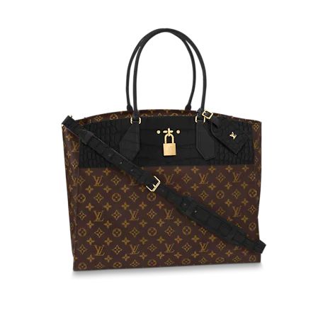 City Steamer XXL Crocodilien Mat - Travel | LOUIS VUITTON Louis Vuitton City Steamer, Louis Vuitton Official, Large Handbags, Accessories Collection, Stylish Bag, Hermes Birkin, Monogram Canvas, Leather Handle, Louis Vuitton Damier