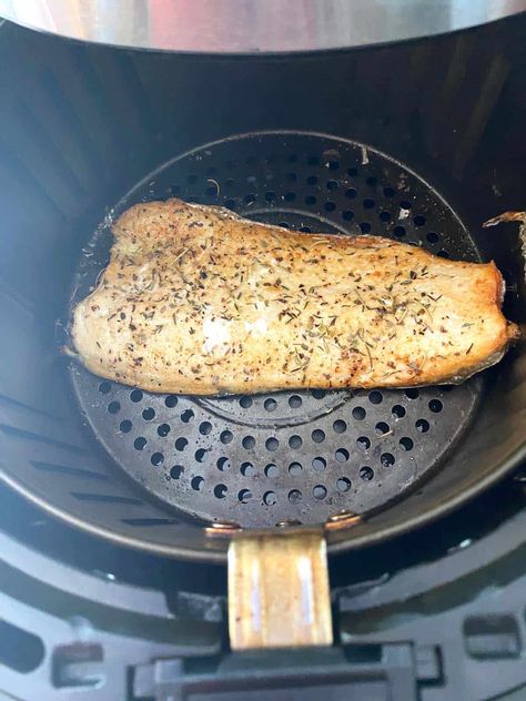 Air Fryer Rainbow Trout, Rainbow Trout Recipe Air Fryer, Air Fryer Trout Recipes, Air Fryer Trout, Breaded Fish Recipe, Parmesan Crusted Cod, Whole Fish Recipes, Fish Fillet Recipe, Air Fryer Fish